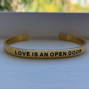 Lillian & Co. “Love is an Open Door” Gold Bracelet